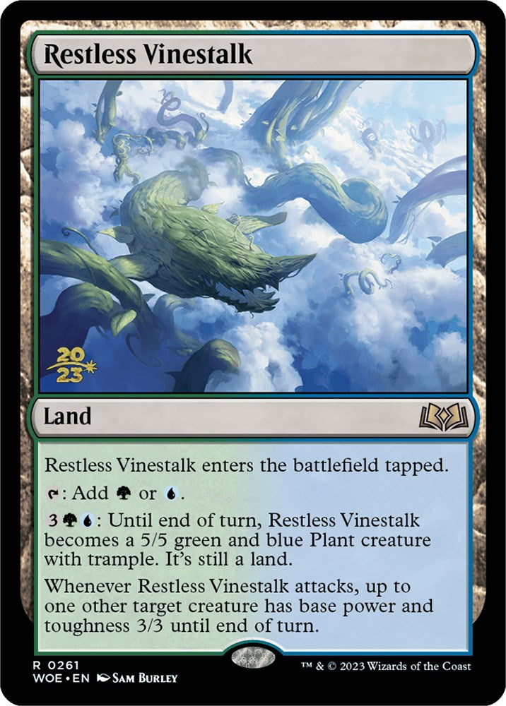 Restless Vinestalk [Wilds of Eldraine Prerelease Promos] | Tabernacle Games