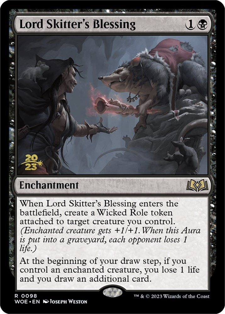 Lord Skitter's Blessing [Wilds of Eldraine Prerelease Promos] | Tabernacle Games