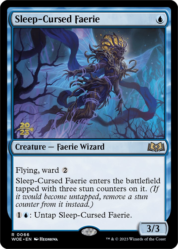 Sleep-Cursed Faerie [Wilds of Eldraine Prerelease Promos] | Tabernacle Games