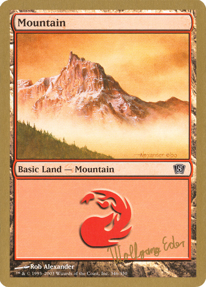 Mountain (we346) (Wolfgang Eder) [World Championship Decks 2003] | Tabernacle Games