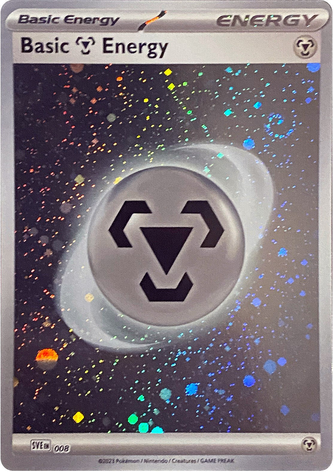 Basic Metal Energy (008) (Cosmos Holo) [Scarlet & Violet: Base Set] | Tabernacle Games