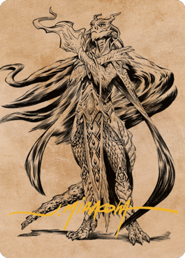 Lozhan, Dragons' Legacy Art Card (Gold-Stamped Signature) [Commander Legends: Battle for Baldur's Gate Art Series] | Tabernacle Games