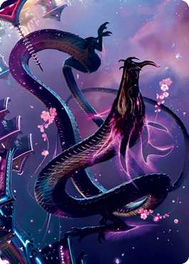 Junji, the Midnight Sky 1 Art Card [Kamigawa: Neon Dynasty Art Series] | Tabernacle Games