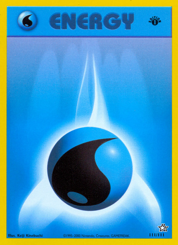 Water Energy (111/111) [Neo Genesis 1st Edition] | Tabernacle Games