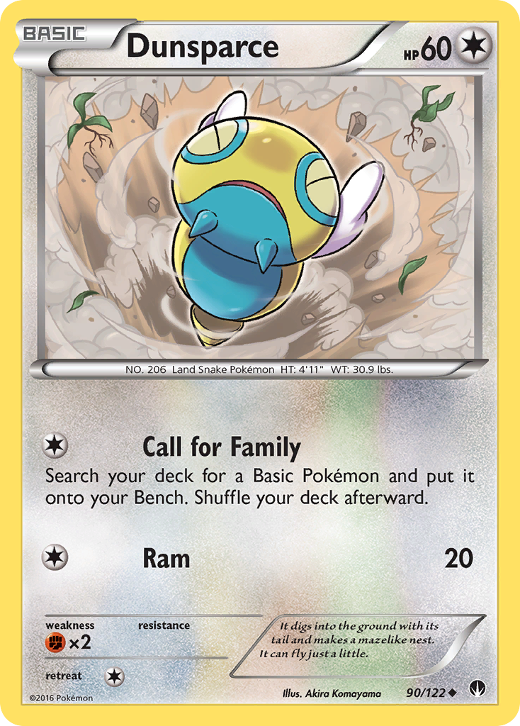 Dunsparce (90/122) [XY: BREAKpoint] | Tabernacle Games
