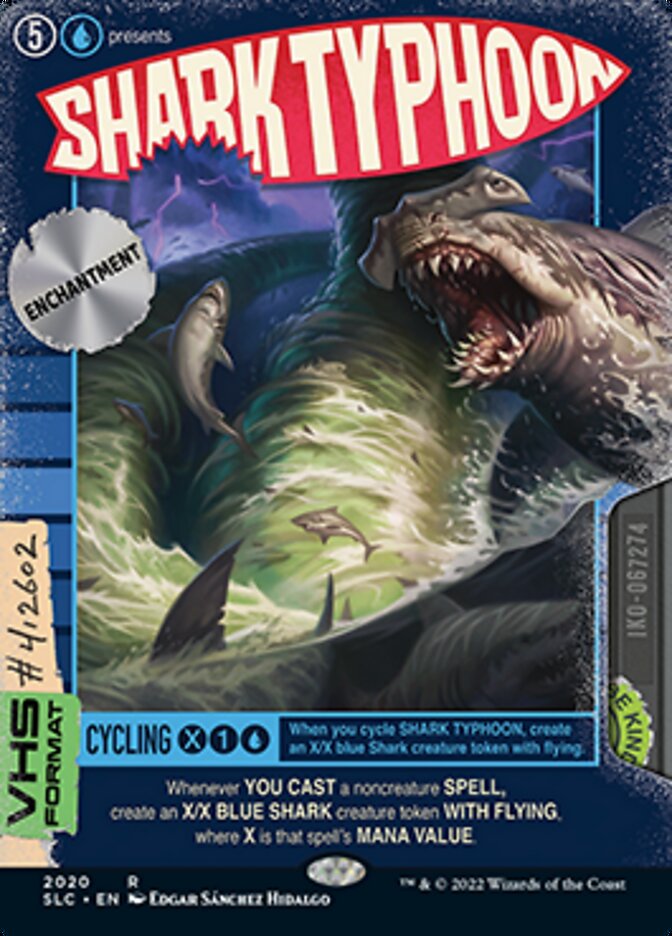 Shark Typhoon (Borderless Alternate Art) [Secret Lair 30th Anniversary Countdown Kit] | Tabernacle Games