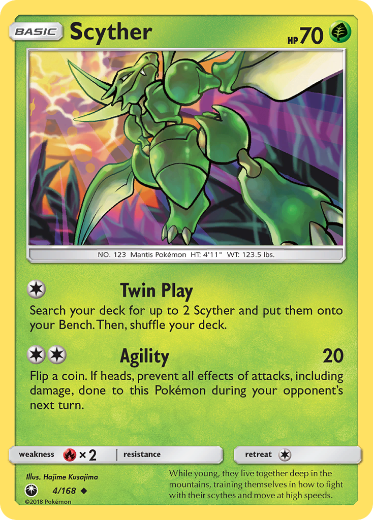 Scyther (4/168) [Sun & Moon: Celestial Storm] | Tabernacle Games