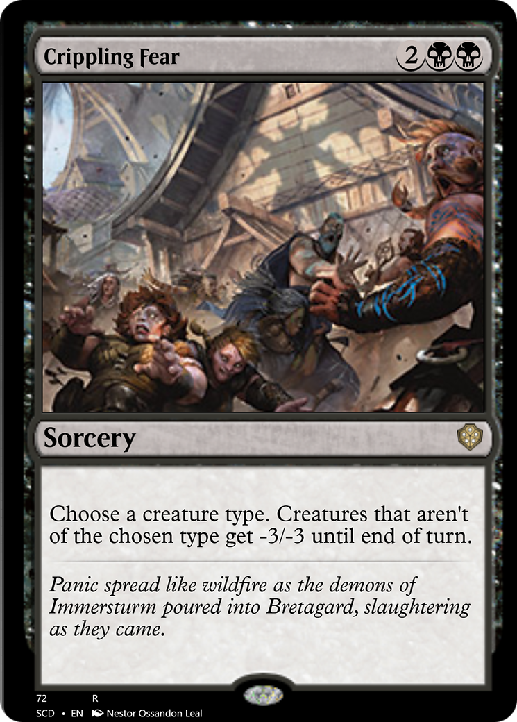 Crippling Fear [Starter Commander Decks] | Tabernacle Games