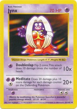 Jynx (31/102) [Base Set Shadowless Unlimited] | Tabernacle Games