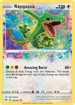 Rayquaza (138/185) [Sword & Shield: Vivid Voltage] | Tabernacle Games