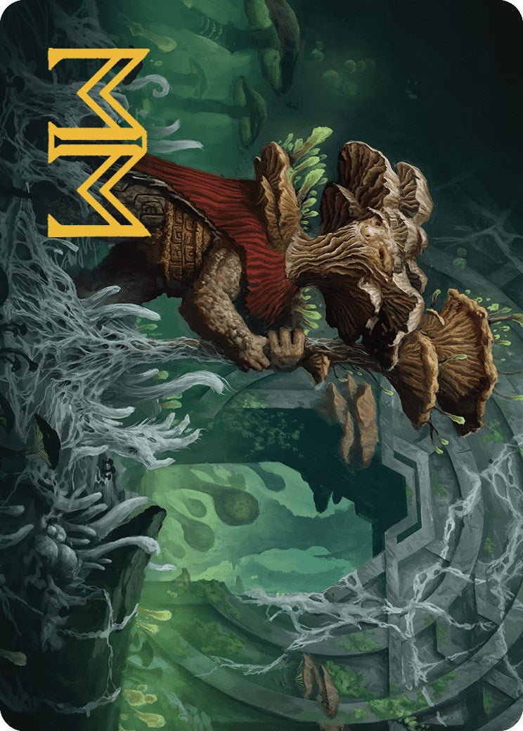 Tendril of the Mycotyrant Art Card (Gold-Stamped Signature) [The Lost Caverns of Ixalan Art Series] | Tabernacle Games