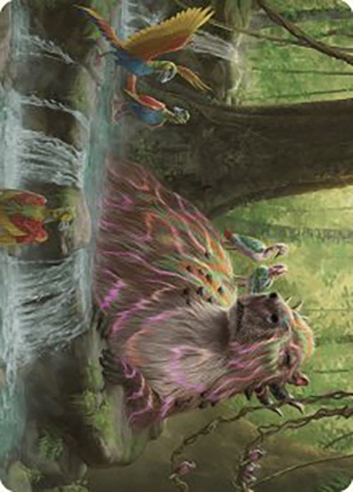 Basking Capybara Art Card [The Lost Caverns of Ixalan Art Series] | Tabernacle Games