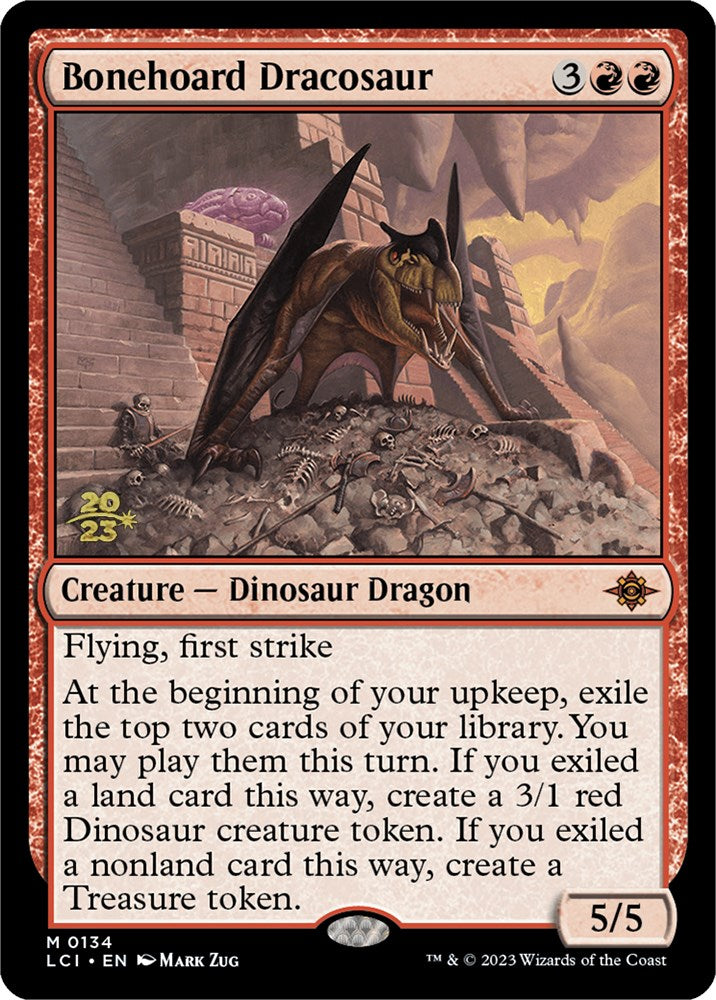 Bonehoard Dracosaur [The Lost Caverns of Ixalan Prerelease Cards] | Tabernacle Games