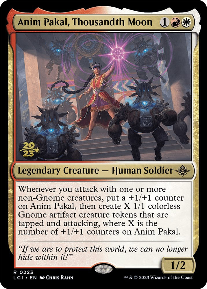 Anim Pakal, Thousandth Moon [The Lost Caverns of Ixalan Prerelease Cards] | Tabernacle Games