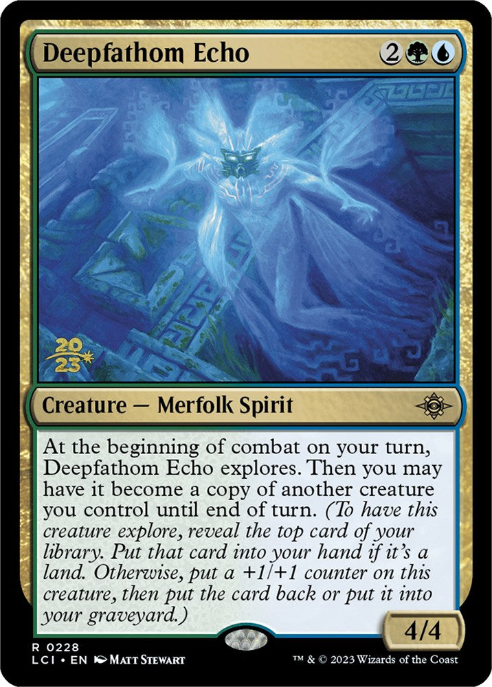 Deepfathom Echo [The Lost Caverns of Ixalan Prerelease Cards] | Tabernacle Games