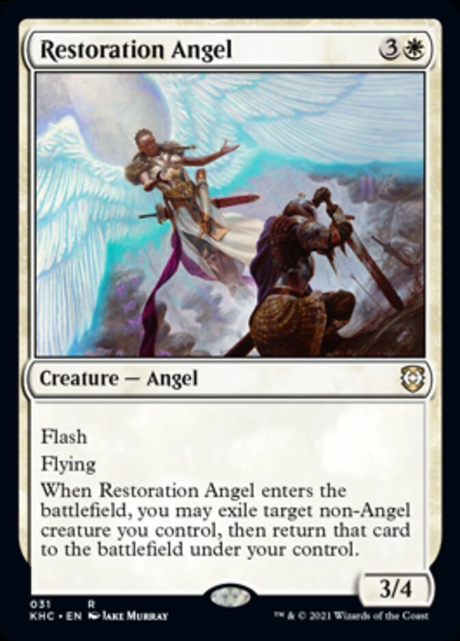 Restoration Angel [Kaldheim Commander] | Tabernacle Games