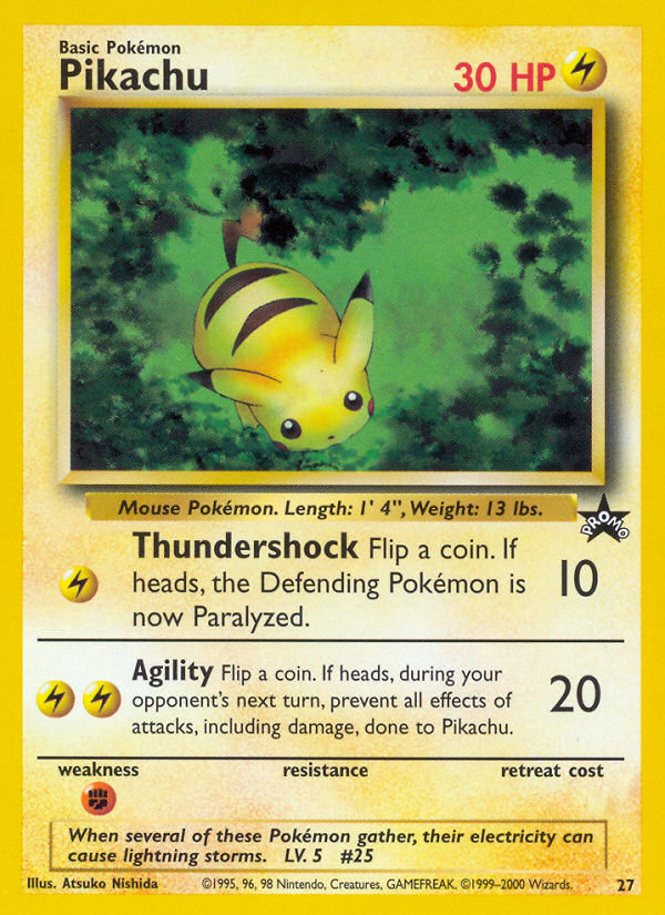 Pikachu (27) [Wizards of the Coast: Black Star Promos] | Tabernacle Games