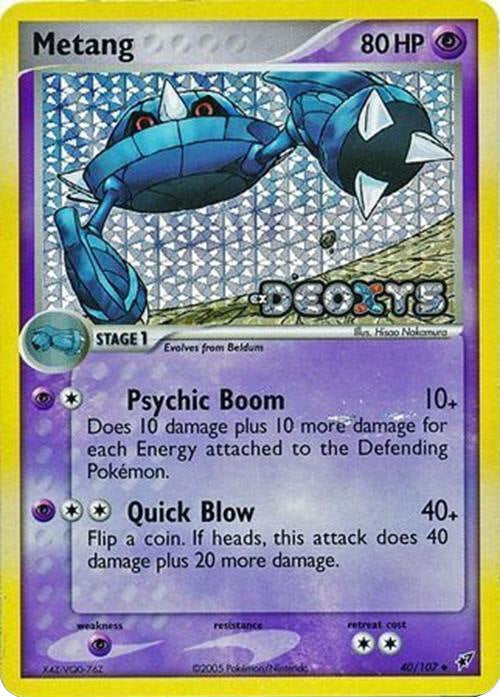 Metang (40/107) (Stamped) [EX: Deoxys] | Tabernacle Games