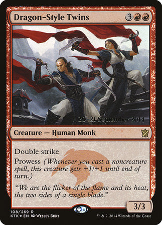 Dragon-Style Twins [Khans of Tarkir Promos] | Tabernacle Games