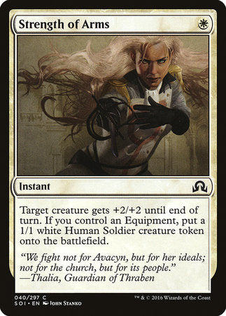 Strength of Arms [Shadows over Innistrad] | Tabernacle Games