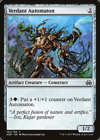 Verdant Automaton [Aether Revolt] | Tabernacle Games