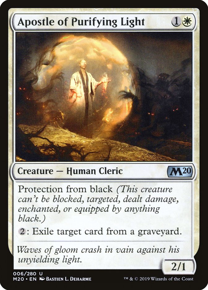 Apostle of Purifying Light [Core Set 2020] | Tabernacle Games
