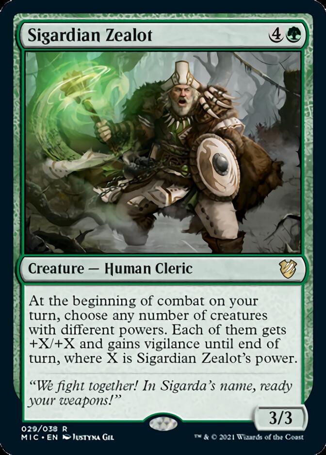 Sigardian Zealot [Innistrad: Midnight Hunt Commander] | Tabernacle Games