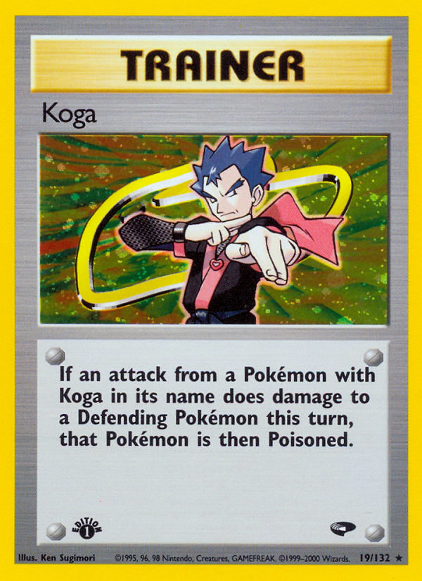 Koga (19/132) [Gym Challenge 1st Edition] | Tabernacle Games