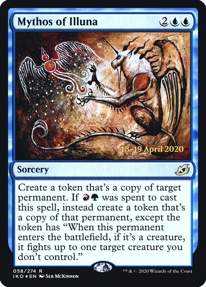 Mythos of Illuna [Ikoria: Lair of Behemoths Prerelease Promos] | Tabernacle Games
