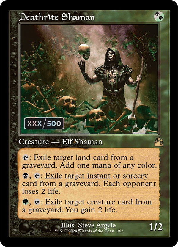 Deathrite Shaman (Retro) (Serialized) [Ravnica Remastered] | Tabernacle Games