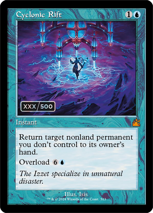 Cyclonic Rift (Retro) (Serialized) [Ravnica Remastered] | Tabernacle Games