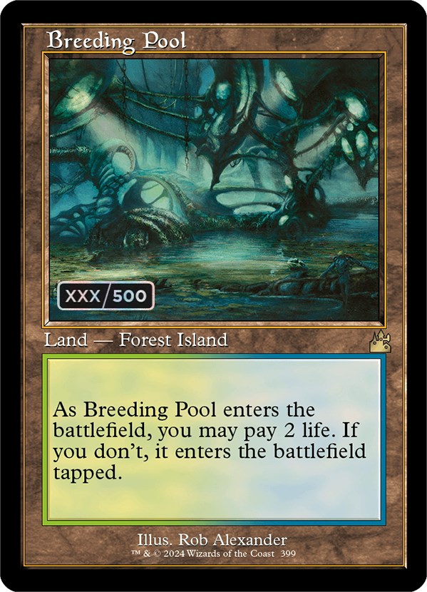 Breeding Pool (Retro) (Serialized) [Ravnica Remastered] | Tabernacle Games