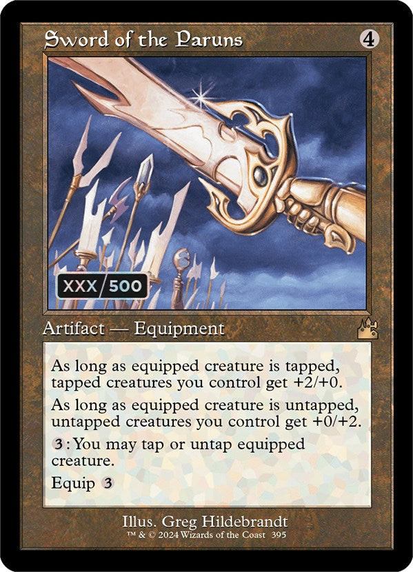 Sword of the Paruns (Retro) (Serialized) [Ravnica Remastered] | Tabernacle Games