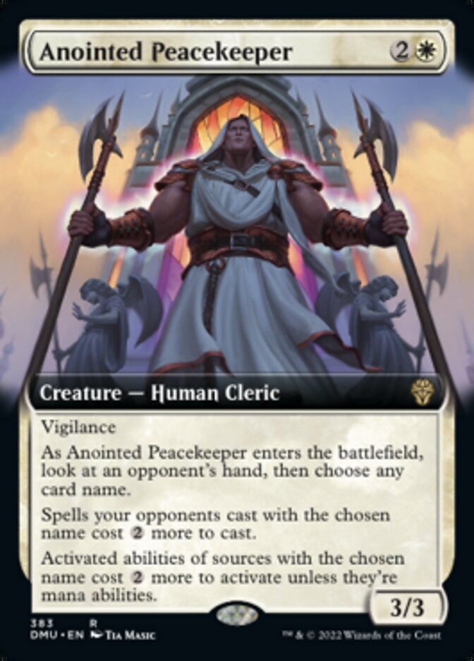 Anointed Peacekeeper (Extended Art) [Dominaria United] | Tabernacle Games