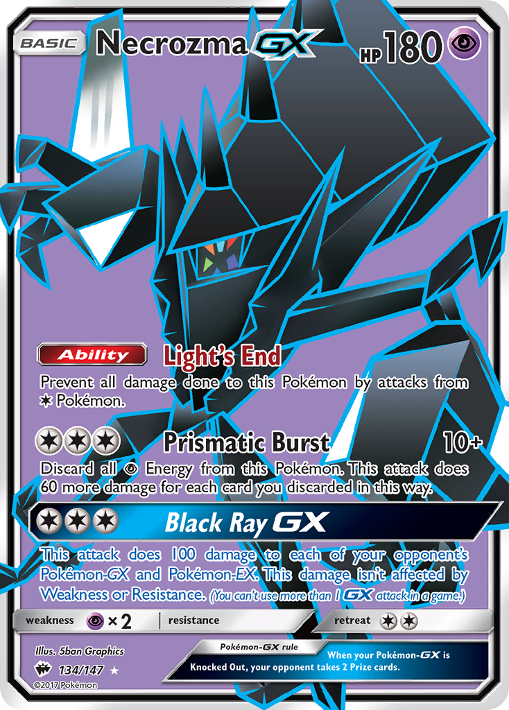 Necrozma GX (134/147) [Sun & Moon: Burning Shadows] | Tabernacle Games