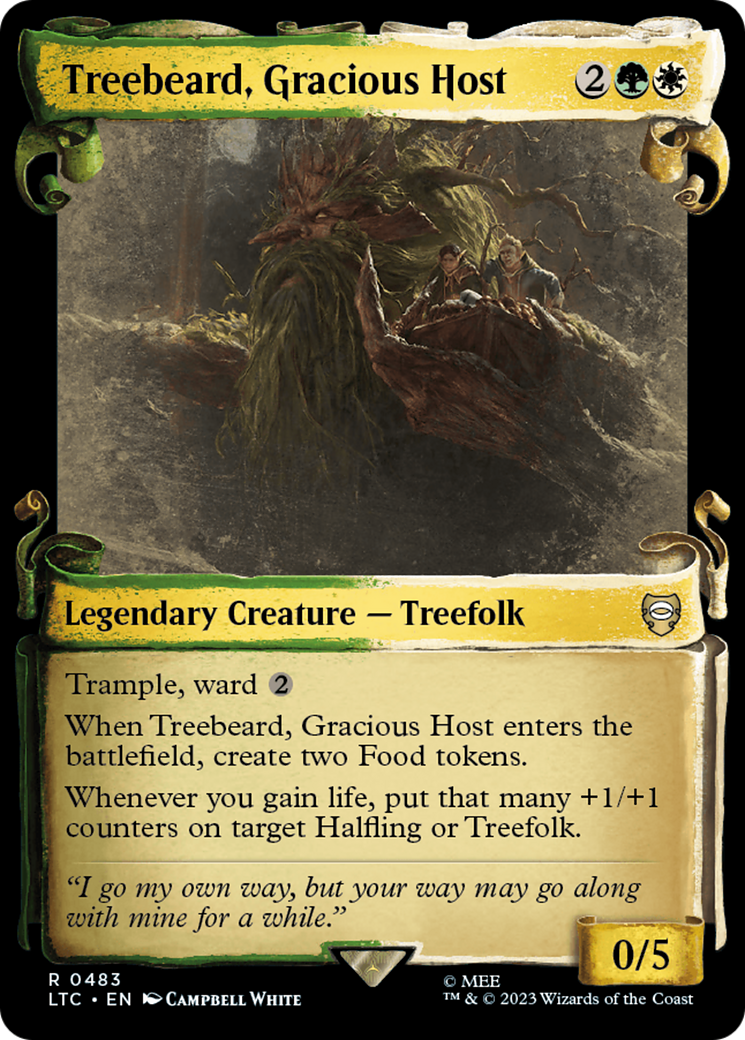 Treebeard, Gracious Host [The Lord of the Rings: Tales of Middle-Earth Commander Showcase Scrolls] | Tabernacle Games