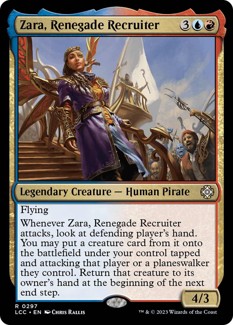 Zara, Renegade Recruiter [The Lost Caverns of Ixalan Commander] | Tabernacle Games