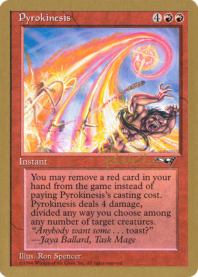 Pyrokinesis (Paul McCabe) [World Championship Decks 1997] | Tabernacle Games