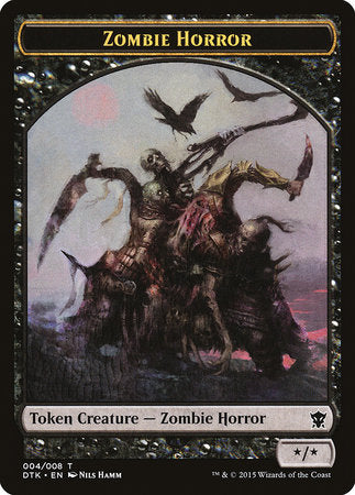 Zombie Horror Token [Dragons of Tarkir Tokens] | Tabernacle Games