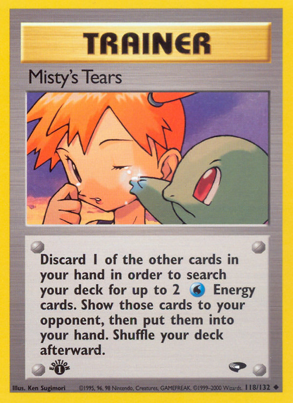 Misty's Tears (118/132) [Gym Challenge 1st Edition] | Tabernacle Games