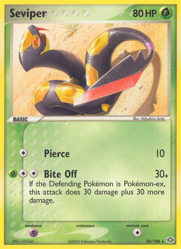 Seviper (20/106) [EX: Emerald] | Tabernacle Games