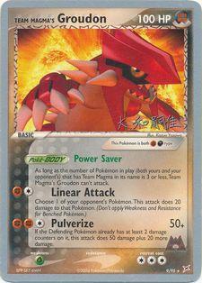 Team Magma's Groudon (9/95) (Magma Spirit - Tsuguyoshi Yamato) [World Championships 2004] | Tabernacle Games