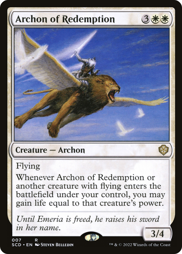Archon of Redemption [Starter Commander Decks] | Tabernacle Games