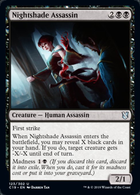 Nightshade Assassin [Commander 2019] | Tabernacle Games