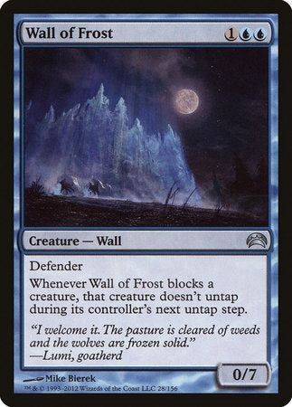 Wall of Frost [Planechase 2012] | Tabernacle Games