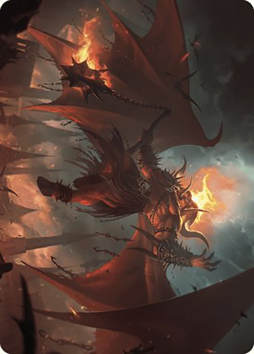 Rakdos, Patron of Chaos Art Card (22/49) [Murders at Karlov Manor Art Series] | Tabernacle Games