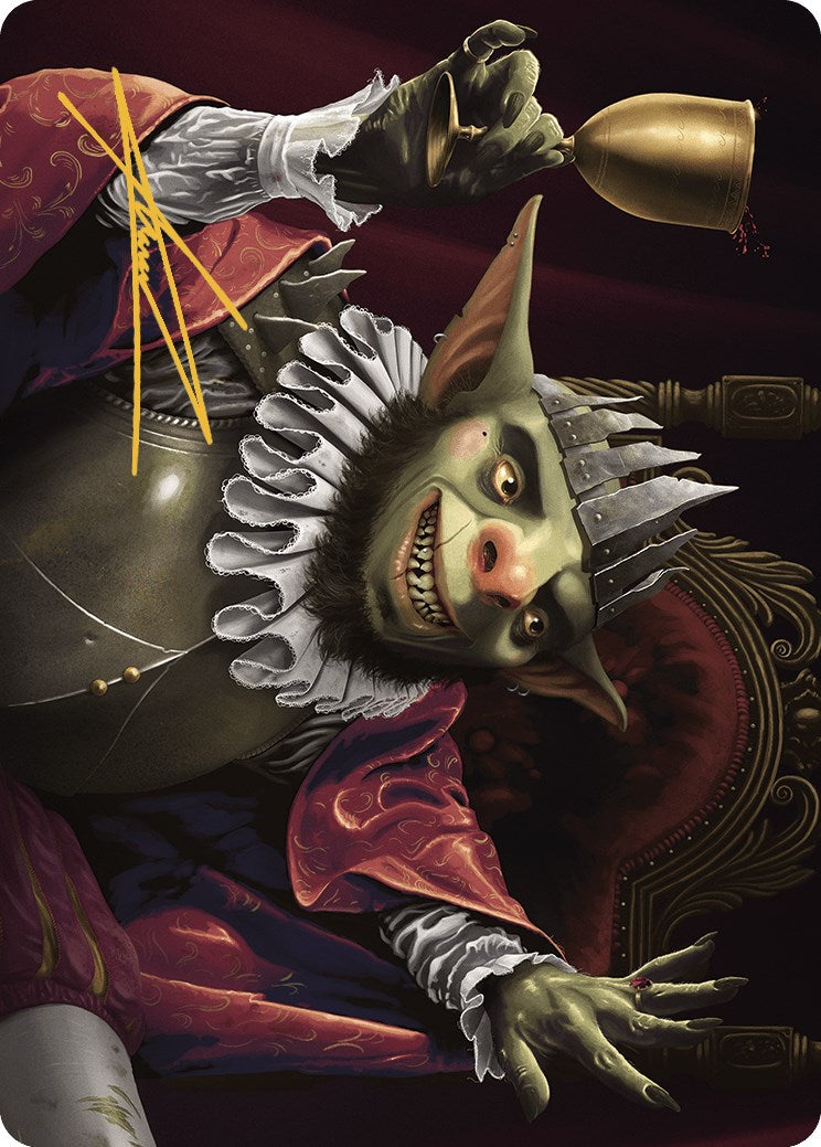 Krenko, Baron of Tin Street Art Card (Gold-Stamped Signature) [Murders at Karlov Manor Art Series] | Tabernacle Games
