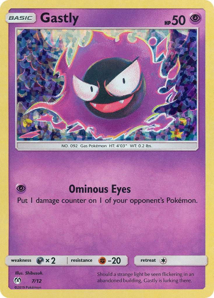Gastly (7/12) [McDonald's Promos: 2019 Collection] | Tabernacle Games