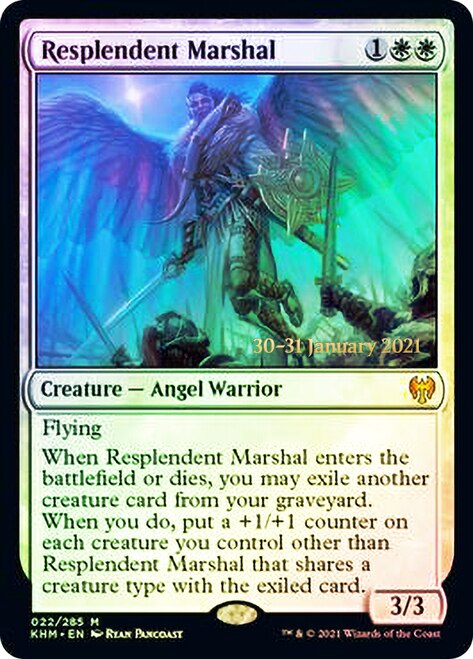 Resplendent Marshal  [Kaldheim Prerelease Promos] | Tabernacle Games