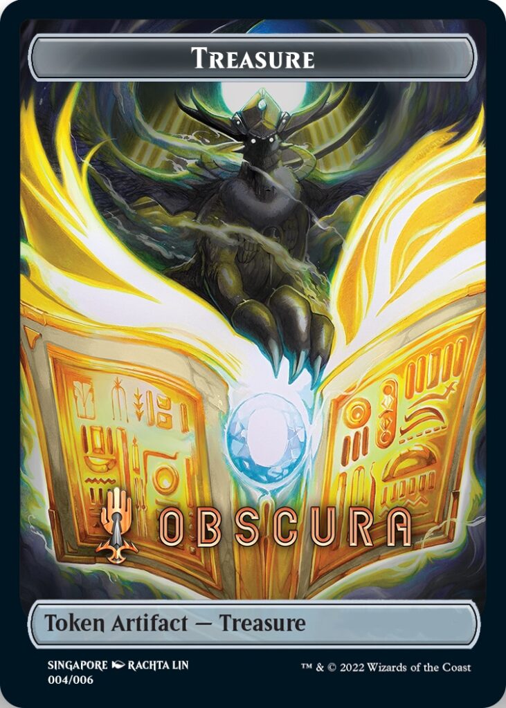 Treasure Token (Obscura) (Southeast Asia Artists) [Streets of New Capenna Tokens] | Tabernacle Games